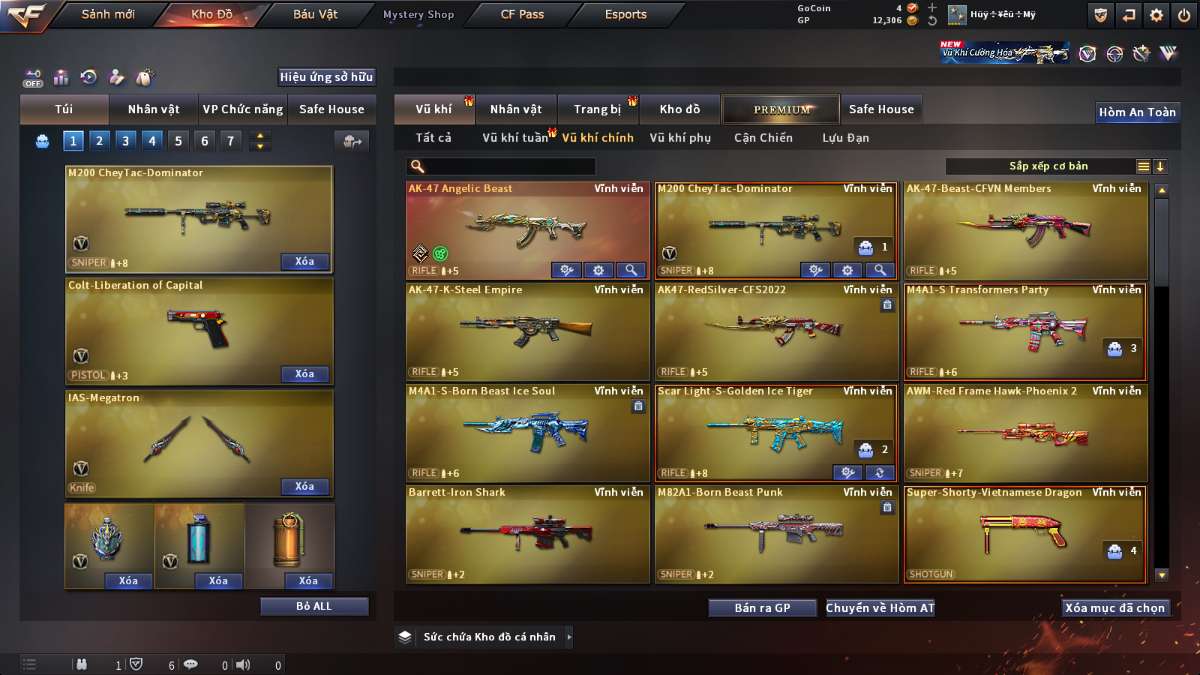 shop acc cf uy tin gia re